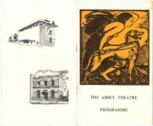 Programme from the Abbey Theatre