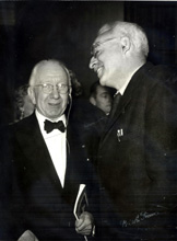 Sean T. O’Kelly (former President of Ireland, 1945-1959) and Frank O’Connor